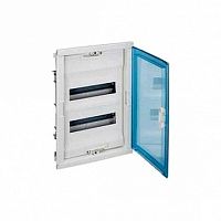 Распределительный шкаф Nedbox 48 мод., IP40, встраиваемый, пластик, прозрачная синяя дверь |  код. 001424 |   Legrand